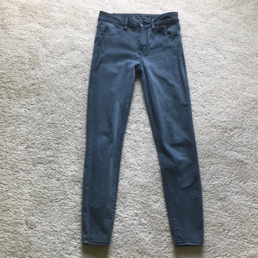 American Eagle grey jeans
